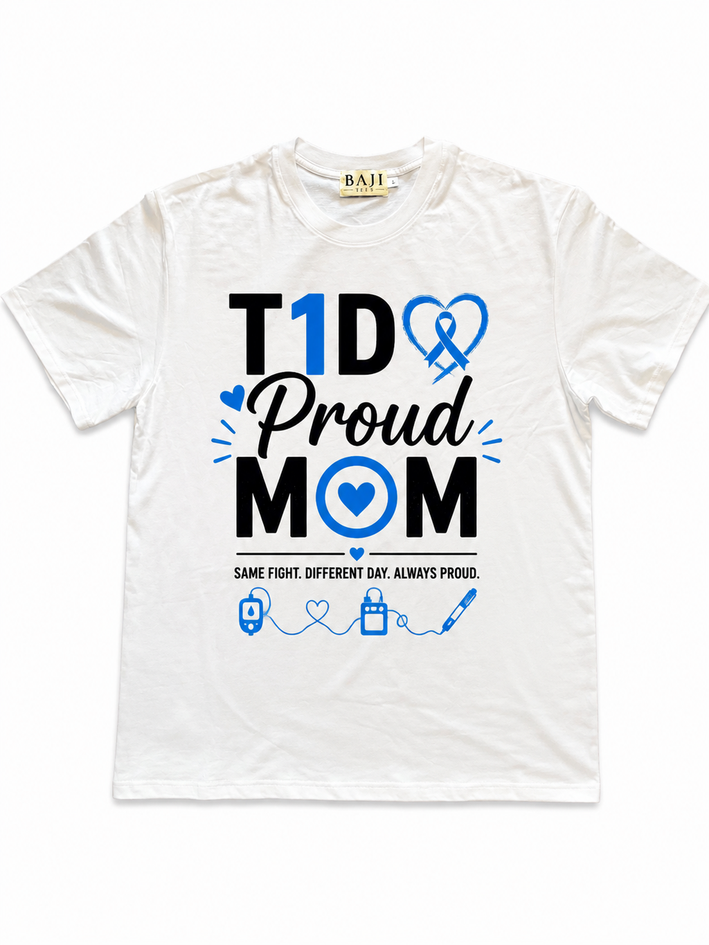 T1D Short Sleeve Mom T-shirt