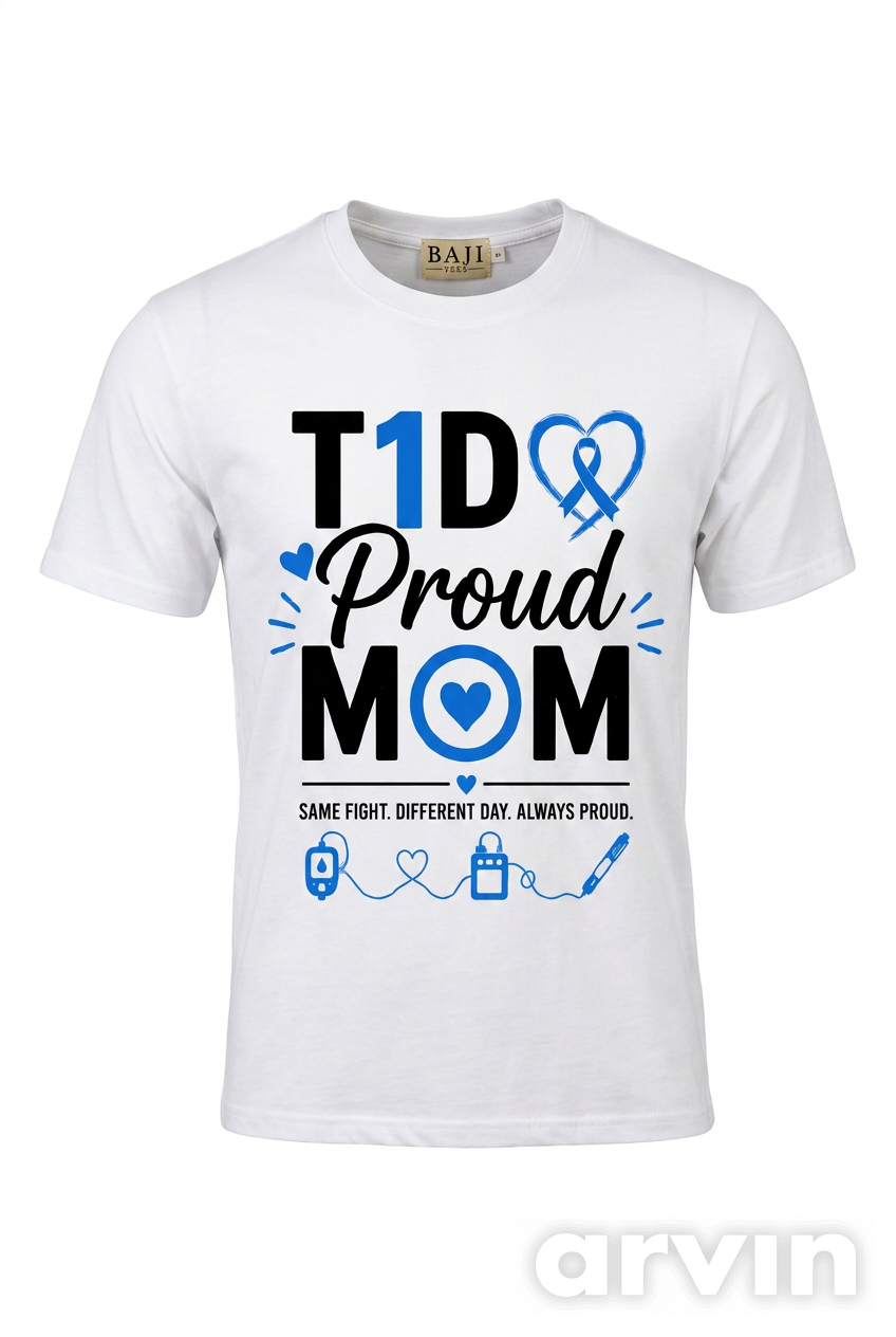 T1D Short Sleeve Mom T-shirt